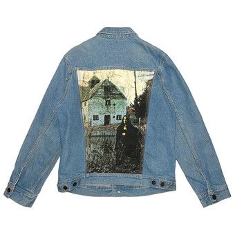 Buy Supreme x Black Sabbath Denim Trucker Jacket 'Blue' - SS160306