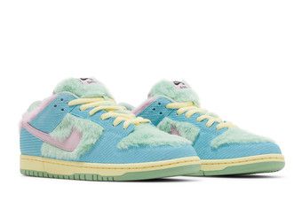 Little Kids' Nike SB Dunk Low Pro x Verdy 'Blue Gaze and Enamel Green'  (FZ7195-400) Release Date. Nike SNKRS
