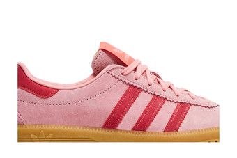 【Adidas】 (W) Bermuda Semi Pink Spark Preloved Scarlet Adidas Bermuda W in Semi Pink Spark/Preloved Scarlet/Gum adidas