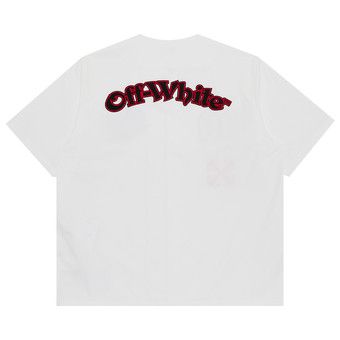 Buy Off-White Gothic Logo Baseball Shirt 'White/High Risk