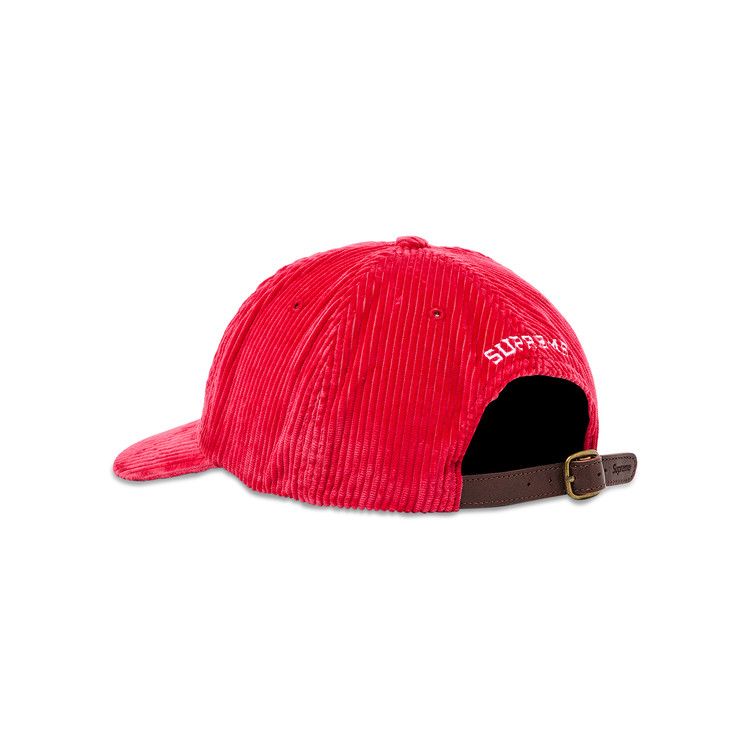 Buy Supreme Corduroy S Logo 6-Panel 'Bright Red' - FW24H81 BRIGHT