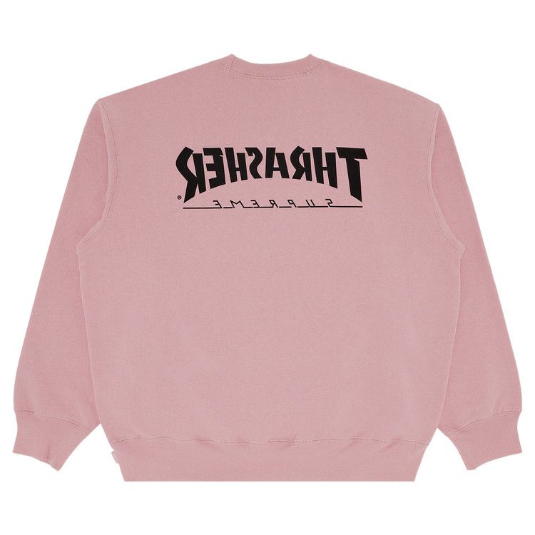 Supreme X Thrasher Crewneck Dusty Rose Price in India | Culture Circle
