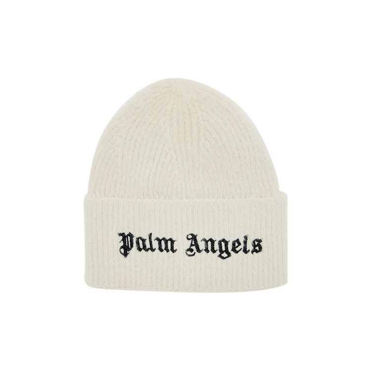 【限定値下げ！】 palm angels ビーニー　ホワイト Buy Palm Angels Classic Logo Maxi Beanie 'Off White/Black