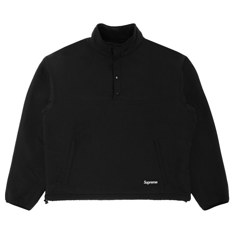 Supreme Polartec Shearling Reversible 黒 Supreme Polartec Shearling Reversible Pullover (FW24) - $198