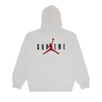 Buy Supreme x Jordan Hooded Sweatshirt 'Ash Grey' - FW24SW1