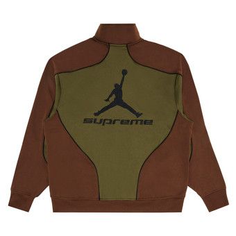 Buy Supreme x Jordan Tricot Track Jacket 'Olive' - FW24J3 OLIVE | GOAT