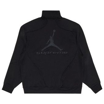 Buy Supreme x Jordan Tricot Track Jacket 'Black' - FW24J3 BLACK | GOAT