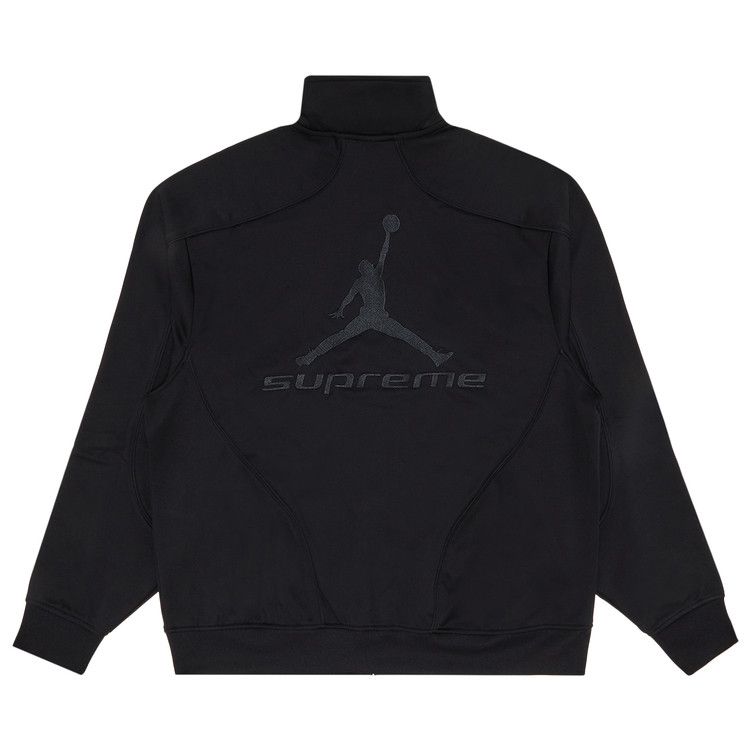 Buy Supreme x Jordan Tricot Track Jacket 'Black' - FW24J3 BLACK | GOAT