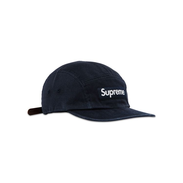 Buy Supreme Washed Chino Twill Camp Cap 'Navy' - FW24H7 NAVY | GOAT