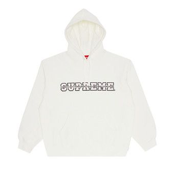 Buy Supreme Collegiate Acronym Hooded Sweatshirt 'White' - FW24SW6