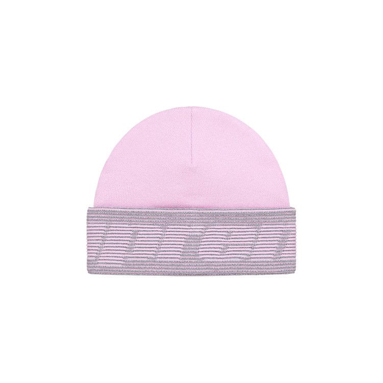 Buy Supreme Reflective Jacquard Beanie 'Light Pink' - FW24BN47