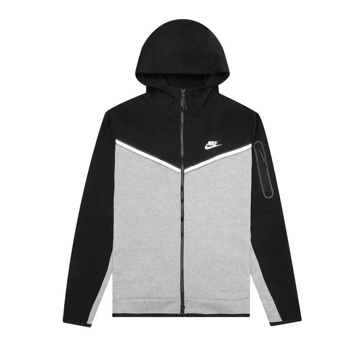 Nike Sportswear Tech Fleece Windrunner Full Zip Hoodie Multicolor Black Grey