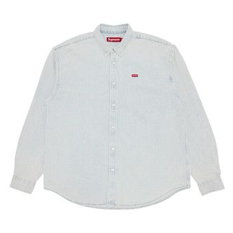 Buy Supreme Small Box Shirt 'Washed Denim' - FW24S1 WASHED DENIM