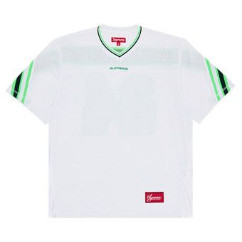 Supreme Star Football Jersey White Tee