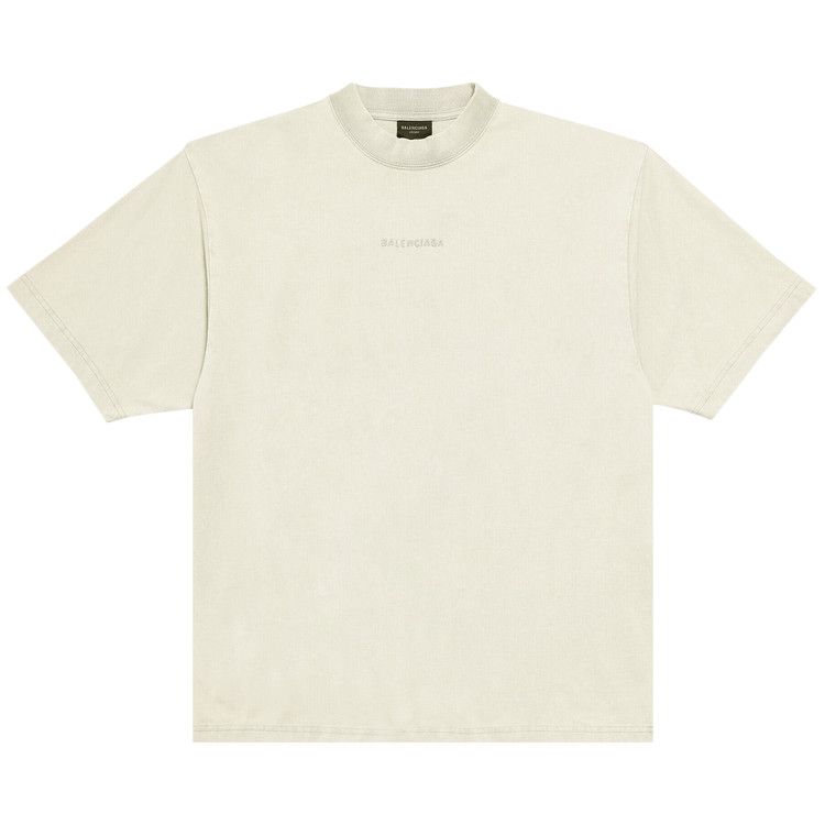 Balenciaga Medium Fit T-Shirt Cement Grey