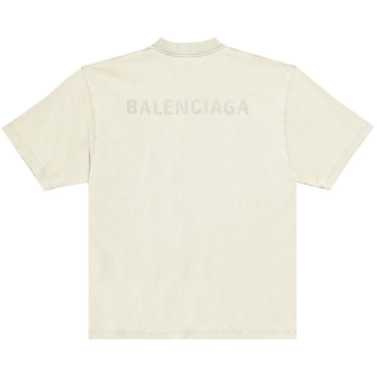 Balenciaga Medium Fit T-Shirt Cement Grey
