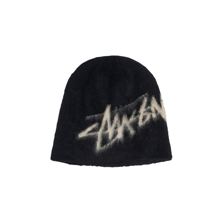 Stussy Brushed Out Stock Skullcap Black