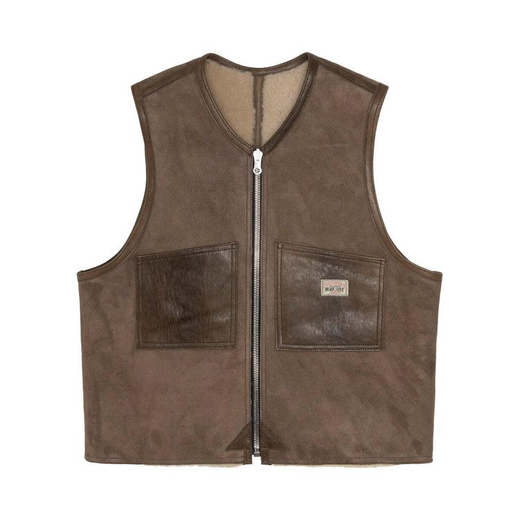 Buy Stussy x Our Legacy Work Shop Reversible Shearling Vest 'Off