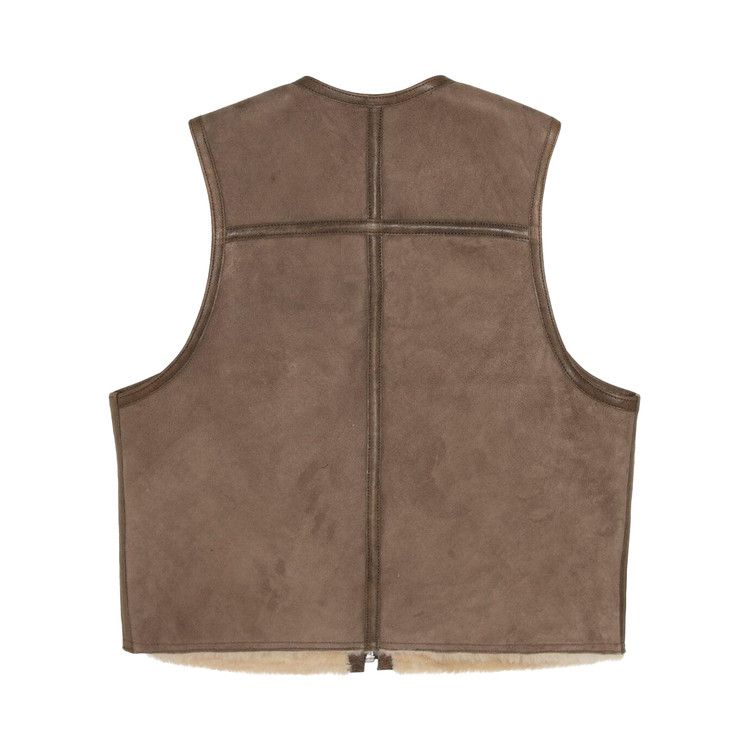 Buy Stussy x Our Legacy Work Shop Reversible Shearling Vest 'Off