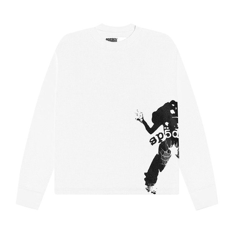 Buy Sp5der 5Ex Girl Thermal Long-Sleeve 'White' - KN01FW24WHT | GOAT