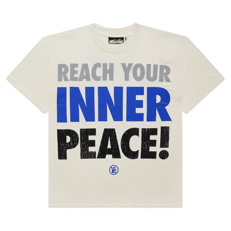 Buy Hellstar Inner Peace T-Shirt 'White' - HS03TEE006 WHIT | GOAT