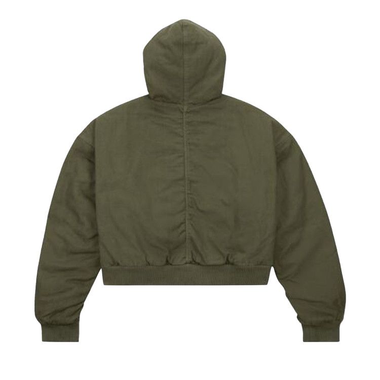 Air Jordan X Travis Scott Hooded Canvas Jacket 'cargo Khaki'