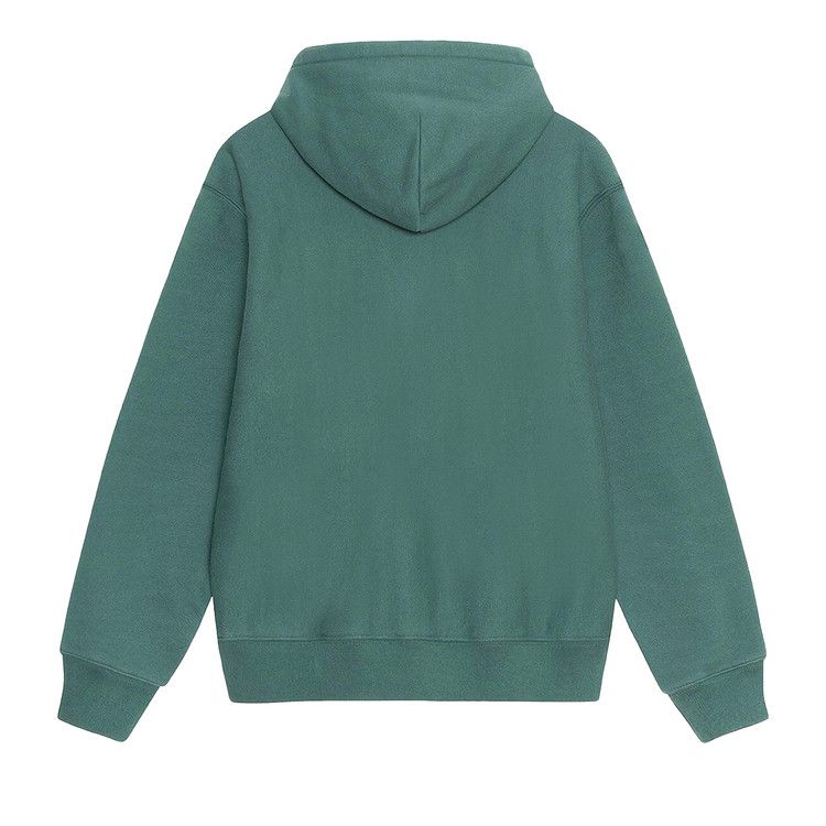 Stussy Satin Patch Oversized Hoodie 'green'
