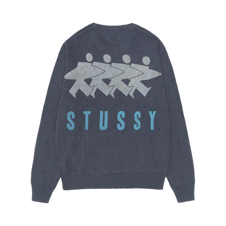 Stussy Surfman Icon Crew Dusty Blue