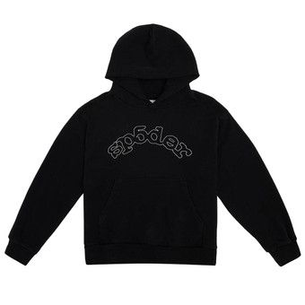 spider OG WEB HOODIE ブラックパーカー Sp5der OG Web Hoodie Black Men's - SS24 - US