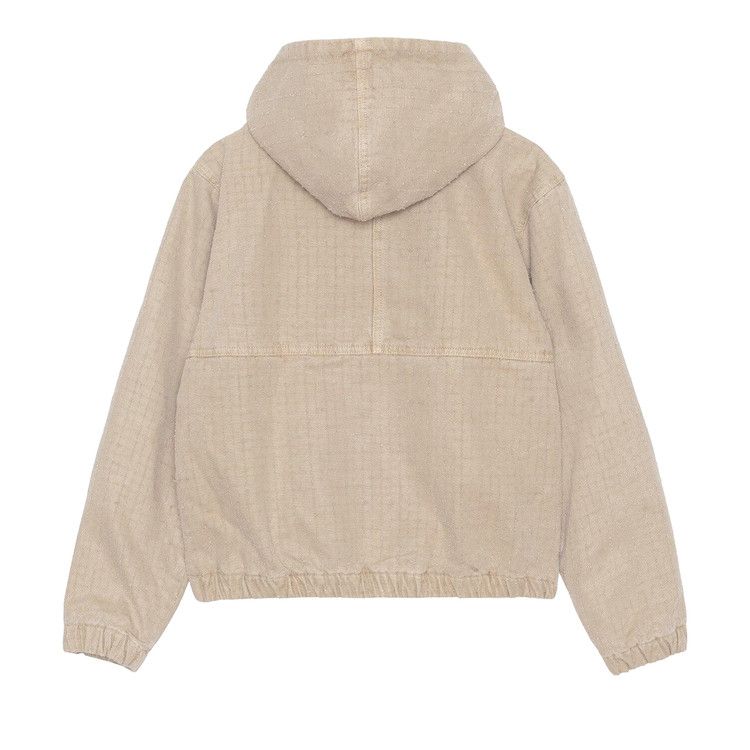 Stussy Canvas Needle Punch Work Jacket Khaki