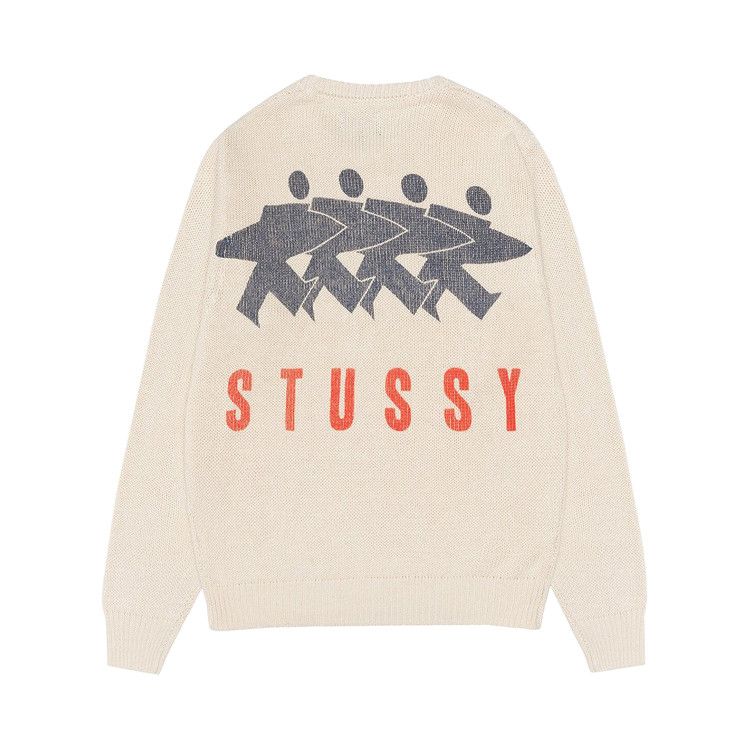 Stussy Surfman Icon Crew Ivory