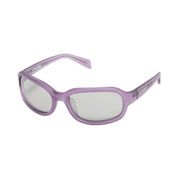Stussy Rome Sunglasses Matte Purple/Dark Grey