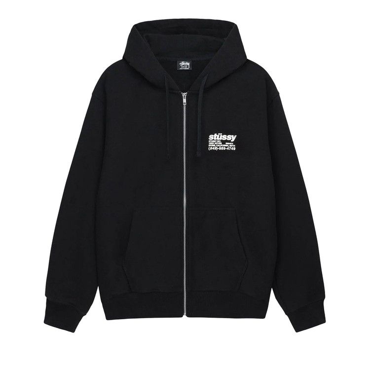 Stussy Dna Zip Hoodie 'black'
