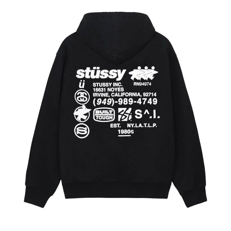 STUSSY ロゴ入り ブラッククッション STUSSY ロゴ入り ブラッククッション STUSSY ロゴ入り ブラック