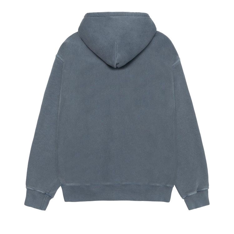 Stussy Pigment Dyed Buana Zip Hoodie Navy