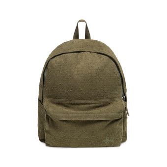 Buy Stussy Needle Punch Backpack 'Olive' - 134265 OLIV | GOAT