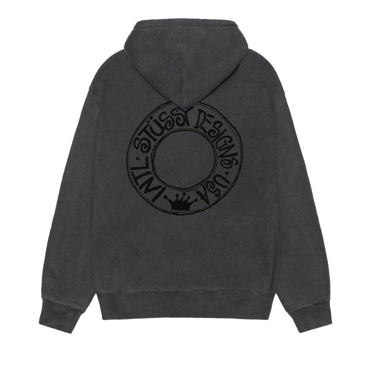 Stussy Pigment Dyed Buana Hoodie Black