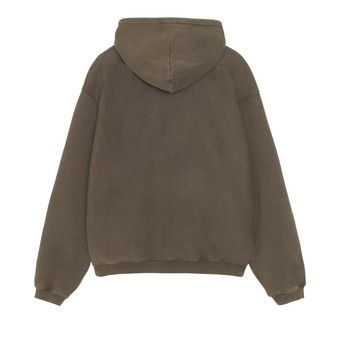 Buy Stussy Faded Graphic Zip Hoodie 'Olive' - 118553 OLIV | GOAT