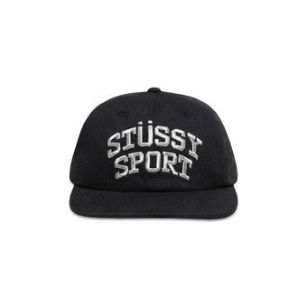 Buy Stussy Mid Depth Sport Snapback 'Black/Metallic' - 1311158