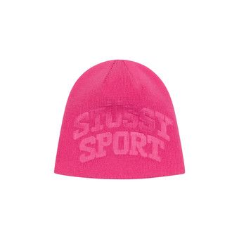 人気 ☆STUSSY☆ DEBOSSED STOCK LOGO BEANIE PINK Buy Stussy Sport Deboss Skullcap 'Pink' - 1321214 PINK | GOAT