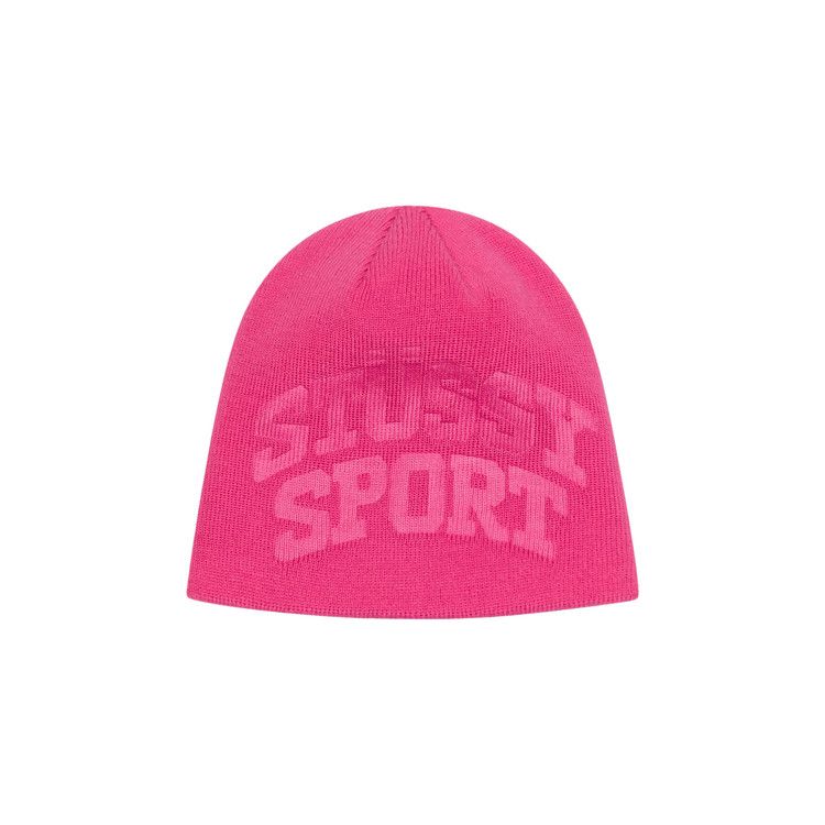 人気 ☆STUSSY☆ DEBOSSED STOCK LOGO BEANIE PINK Buy Stussy Debossed Stock Logo Skullcap Beanie 'Pink