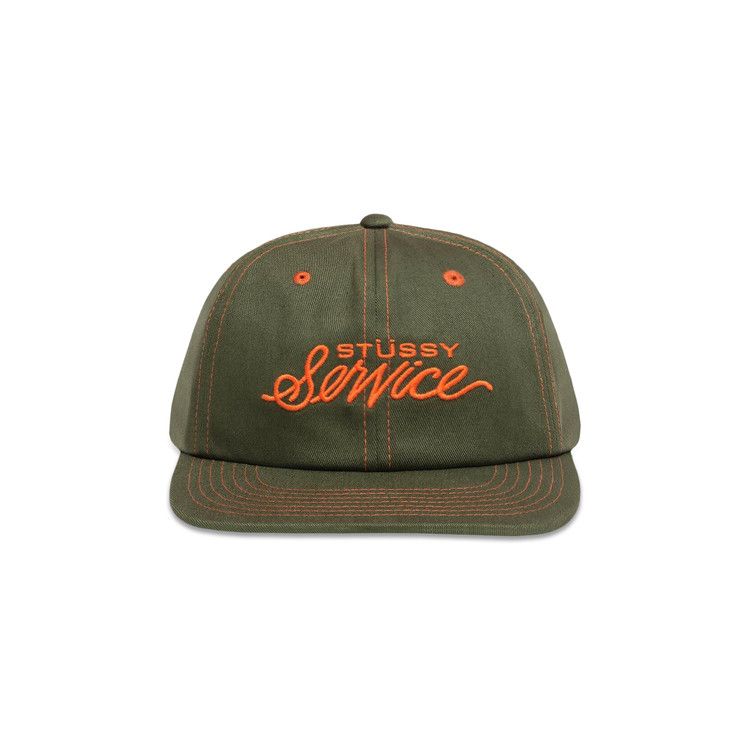 Stussy - NATURAL MID-DEPTH SERVICE STRAPBACK CAP – LE LABO STORE