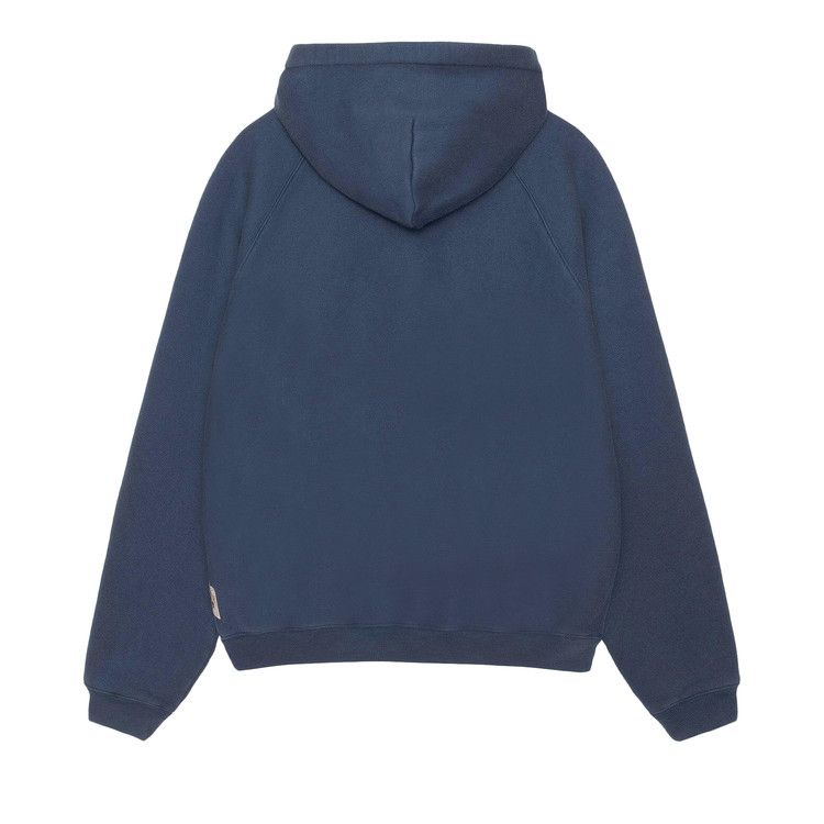 Stussy Raglan Zip Hoodie 'navy'