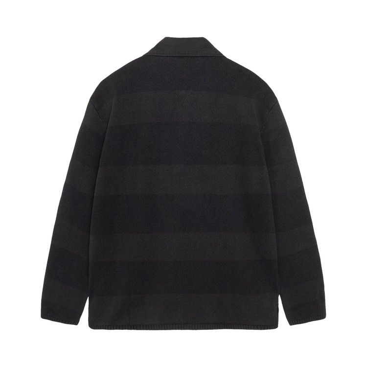 Stussy X Our Legacy Work Shop Rugby Mud Overdye Stripe