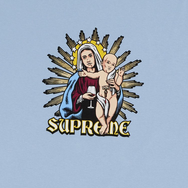 Supreme Blood Tee 'powder Blue'