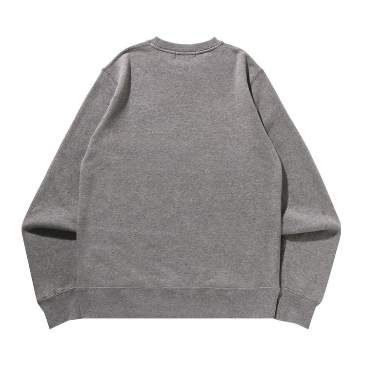 Bape One Point Crewneck Sweatshirt Grey