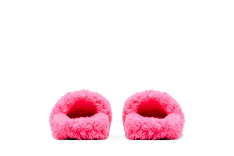 Balenciaga Wmns Furry Slides 'faux Fur - Hot Pink'