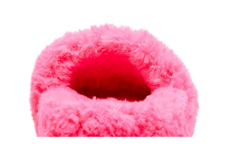 Balenciaga Wmns Furry Slides 'faux Fur - Hot Pink'