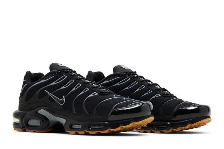 air max plus tan and black