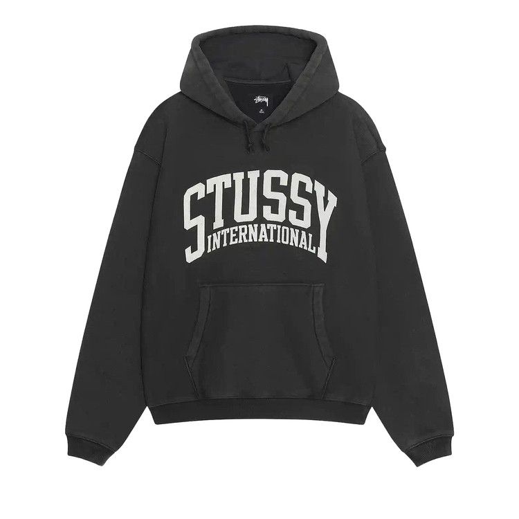 Stussy Relaxed International Hoodie Washed Red